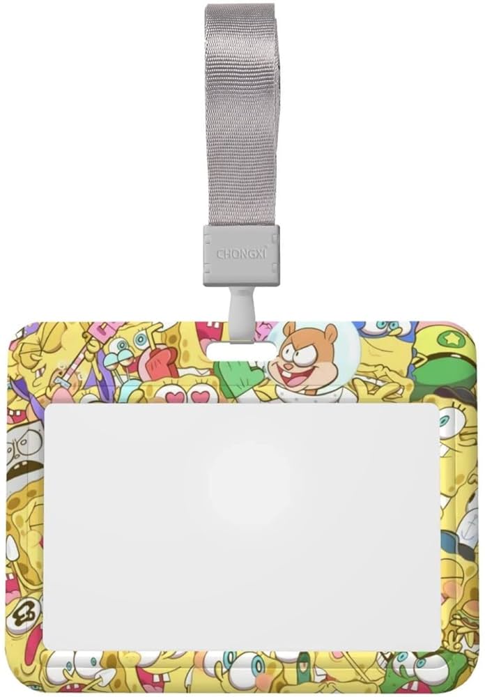 Amazon.co.jp: [QWERF] スポンジボブ IDカードホルダー 横型