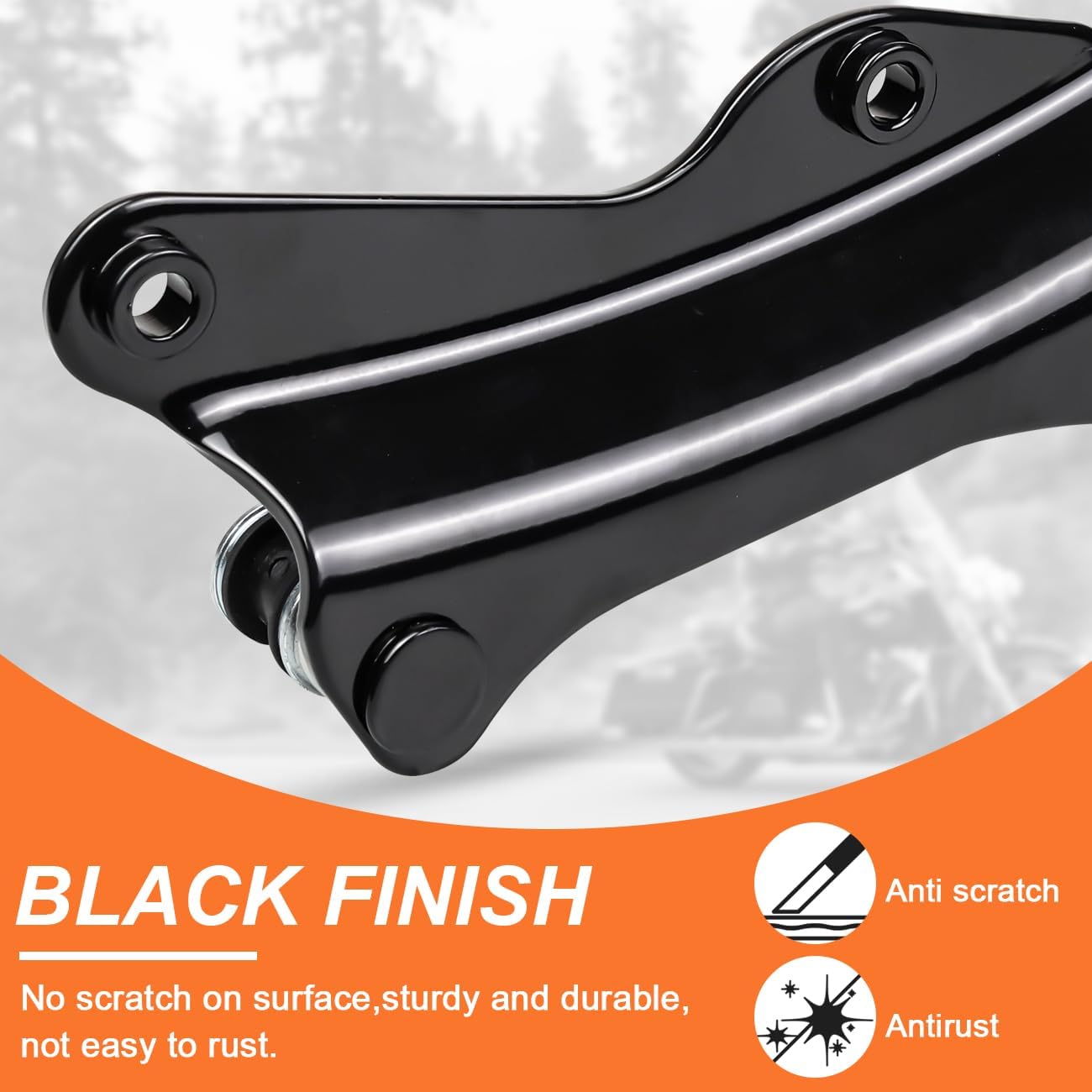 AUFER 4 Point Docking Hardware Kit Compatible with for Harley Touring Street Glide Electra Glide Road Glide Road King 2014-Later Luggage Rack Sissy Bar Mounting Kit Replacement for 52300354