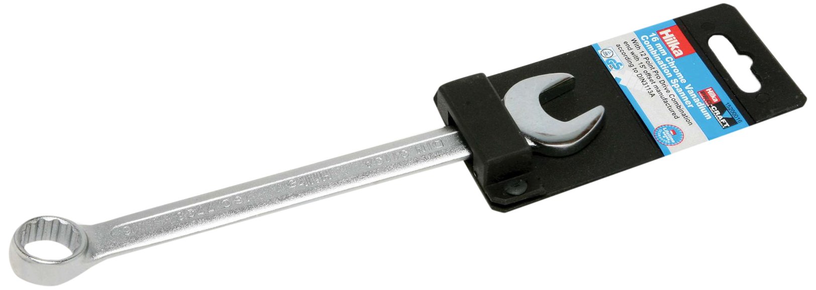 Hilka Chrome Vanadium Combination Spanner Metric Pro Craft 17mm