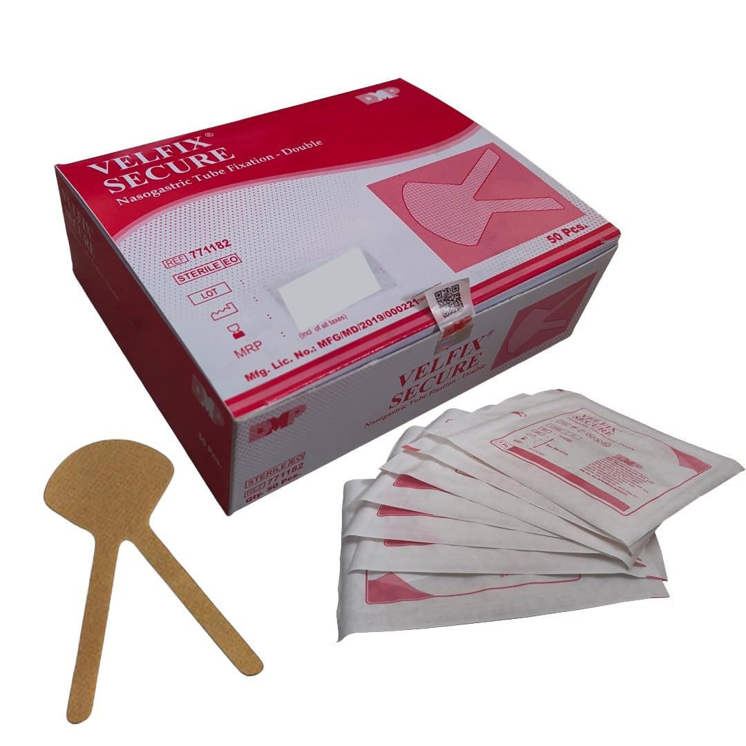Velfixx Secure Nasogastric Tube Fixation Dressing, Sterile Pack, 50 Pieces-image-7