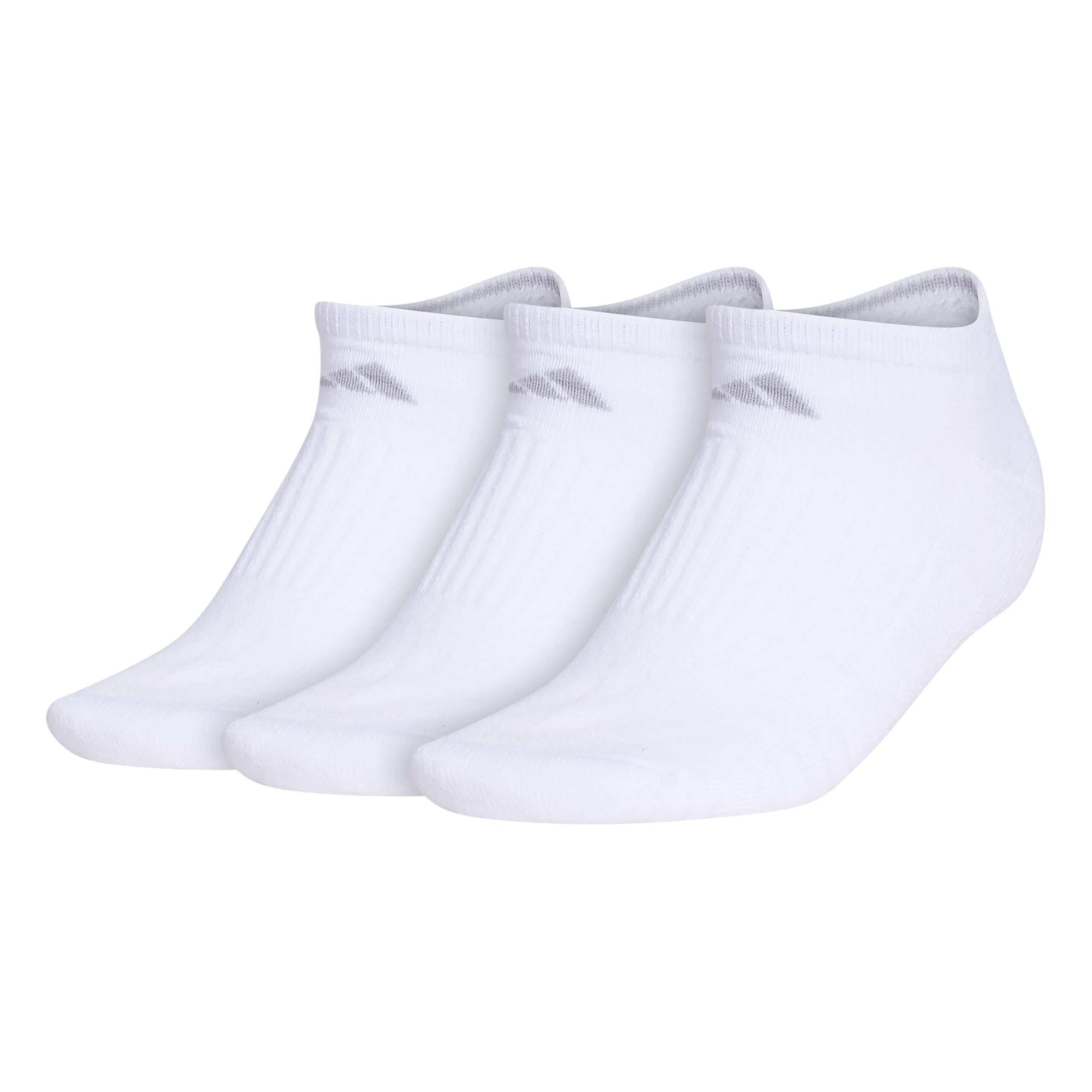 adidas Womens Cushioned No Show Socks 3-Pair Athletic Low Profile Look with Arch Compression for a Secure Fit