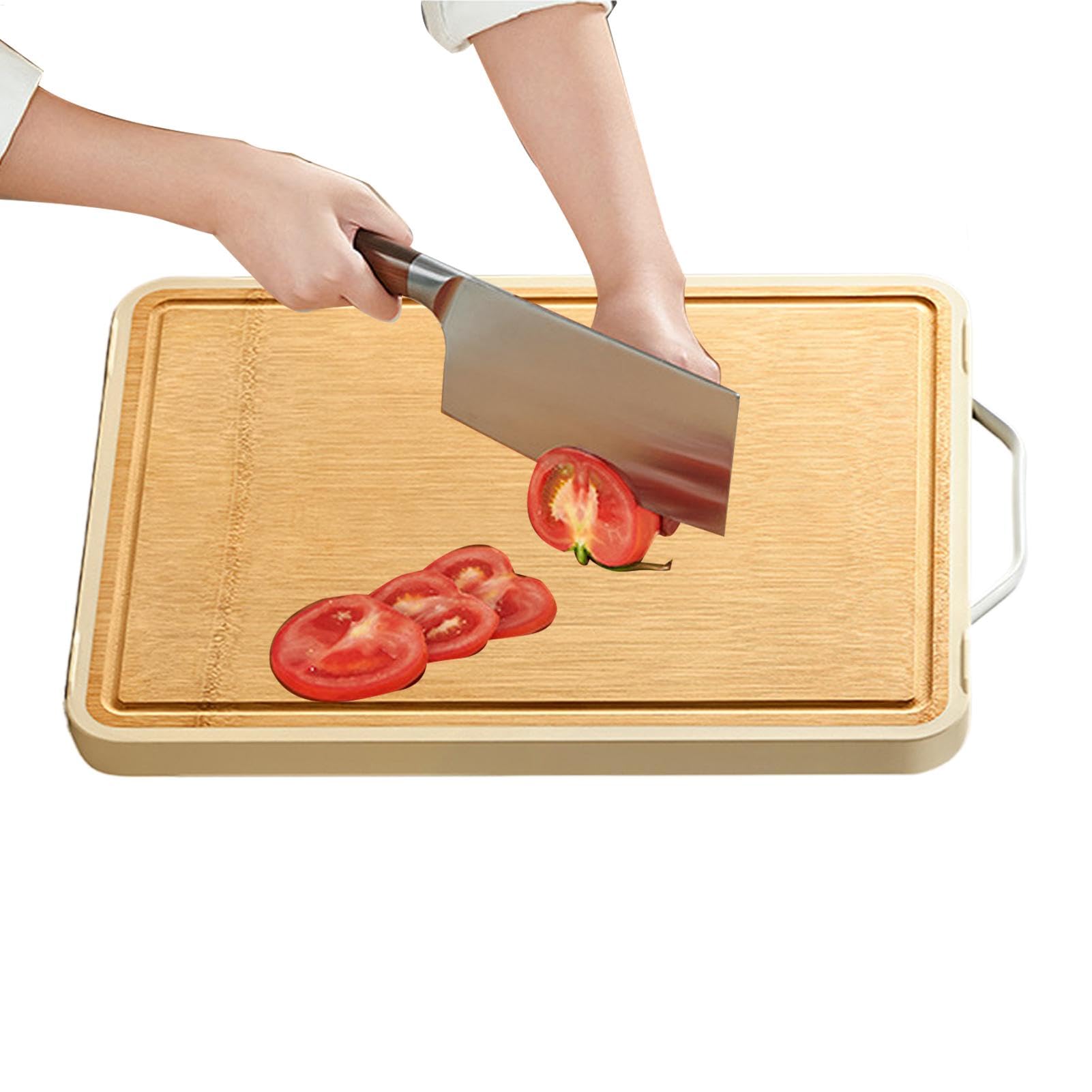 Planche à découper en bois pour viande : finis les jus qui débordent