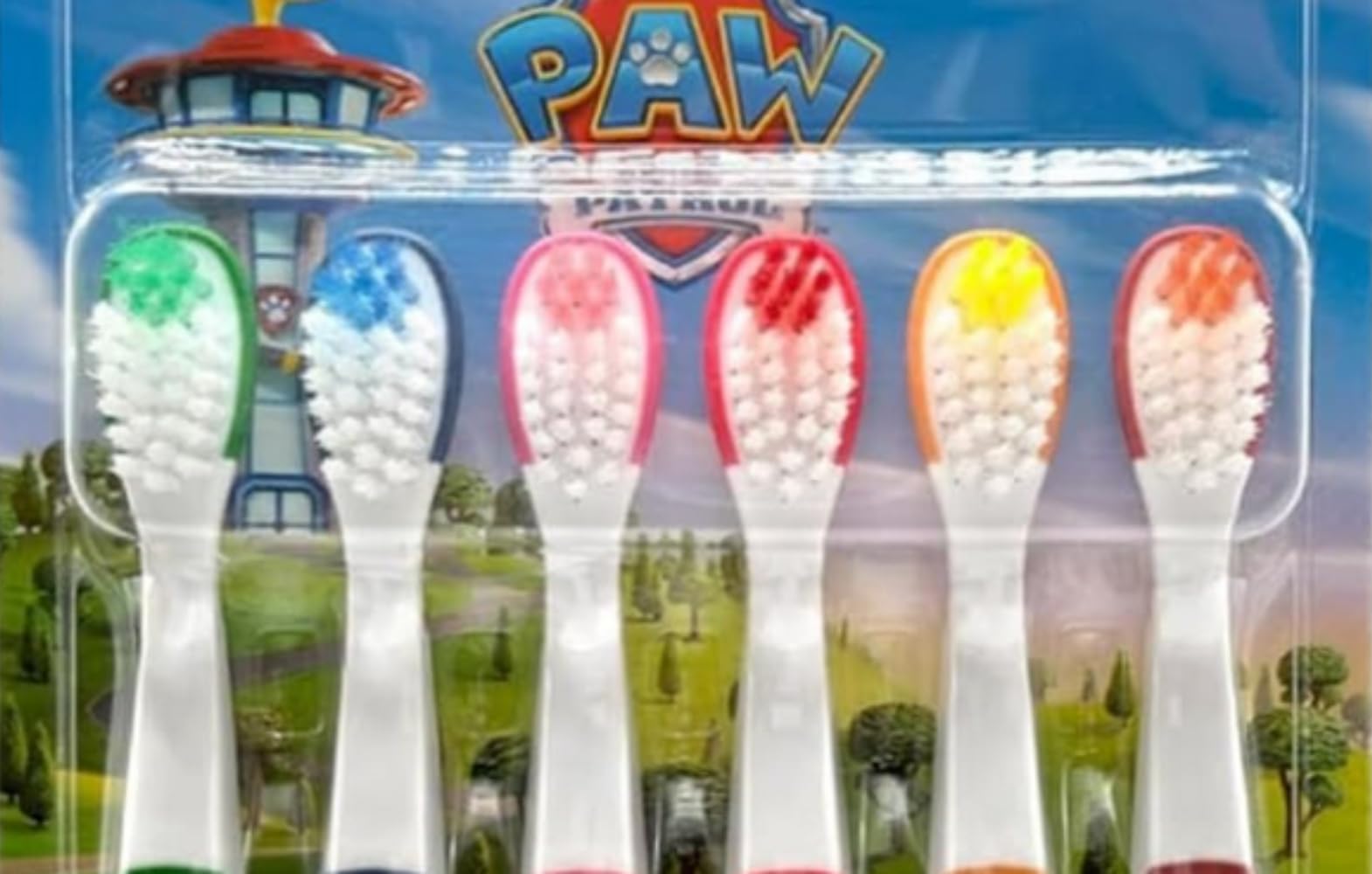 Brush Buddies Paw Patrol Kids Toothbrushes, Manual Toothbrushes for Kids, Toothbrush for Kids 4+, 6PK - 5