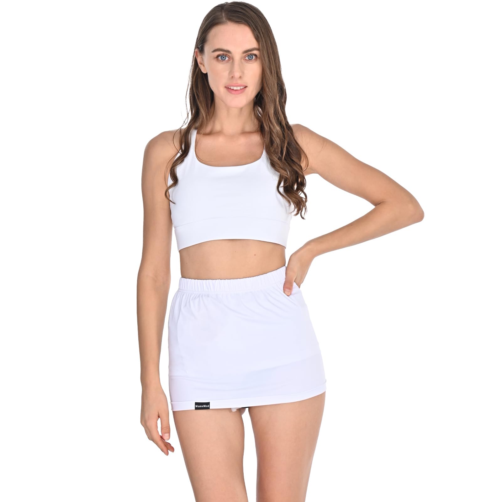 Stoma Support Garment to Secure Colostomy Bags,Ostomy Wrap White