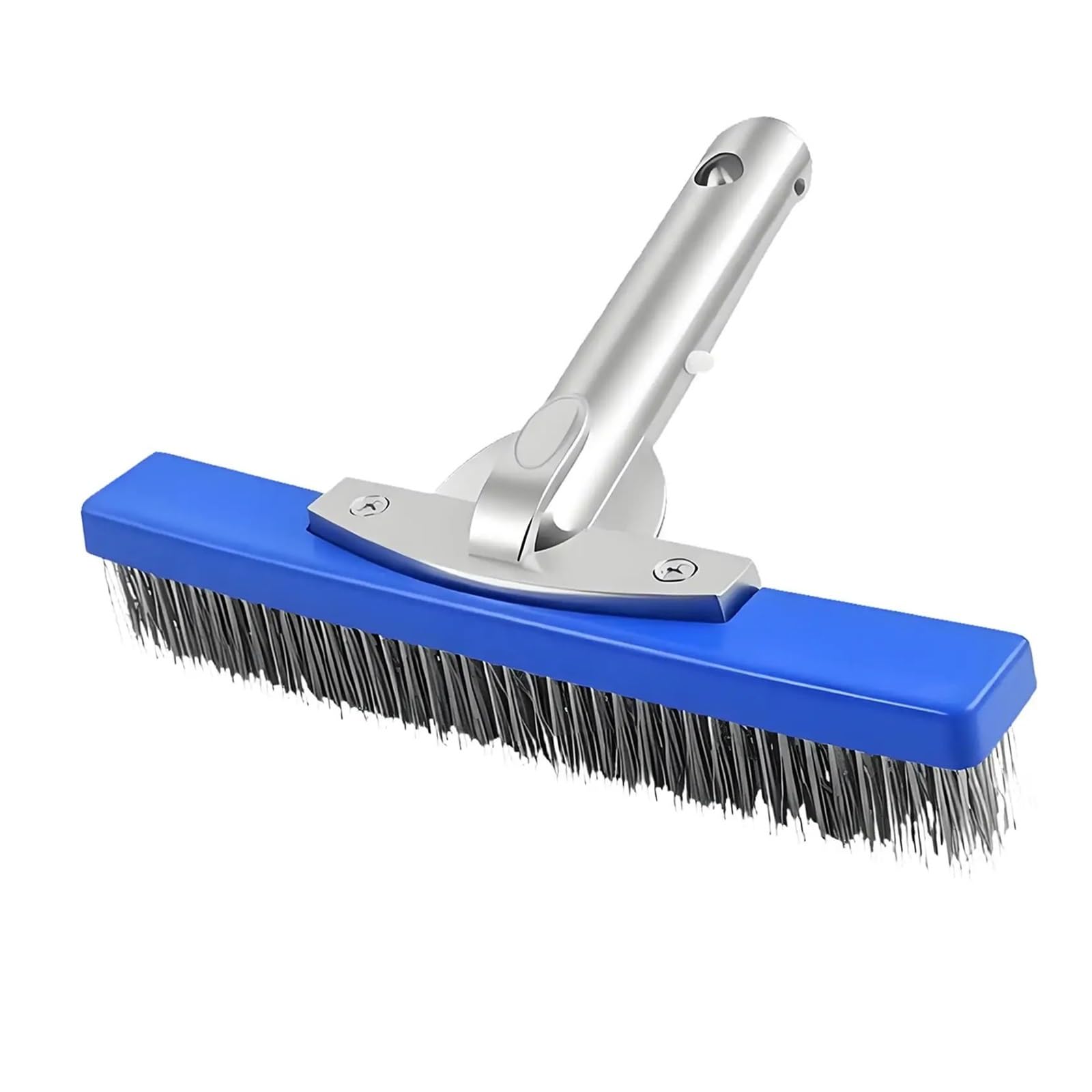 Heavy Duty Pool Brush Stainless Steel Bristles Cleaning Head For Inground Ground Maintenance
