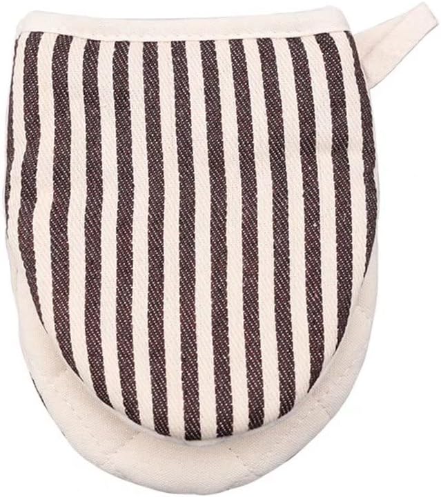 Oven Gloves, Microwave Gloves, Heat Resistant Cotton Linen Gloves, Non-Slip Oven Duckbill Gloves (Color: Red, 1 Pair)