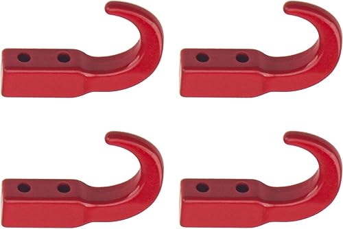 Miniatura 3 de 2 pares de ganchos de metal para cabrestante de HIRCQOO a control remoto, accesorios de decoración compatibles con Traxxas TRX-4 Tamiya CC01 Axial