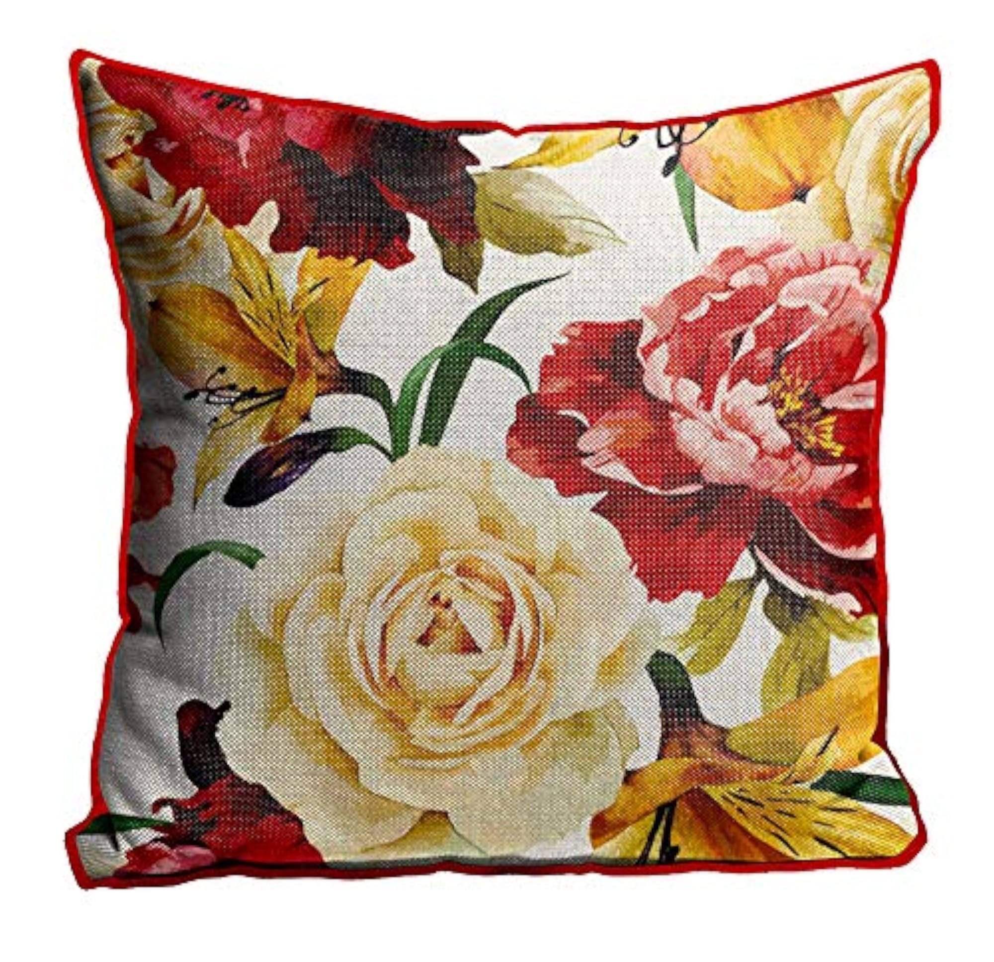 Nature's Velvet Cushion Covers, Set of 2, Multicolour