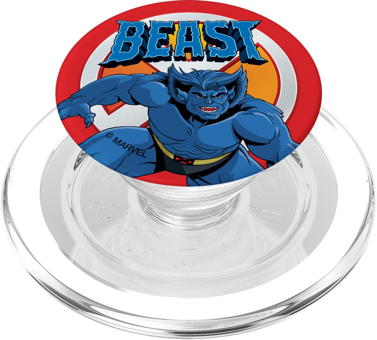 Marvel X-Men Beast Retro 90s PopSockets MagSafe PopGrip for iPhone