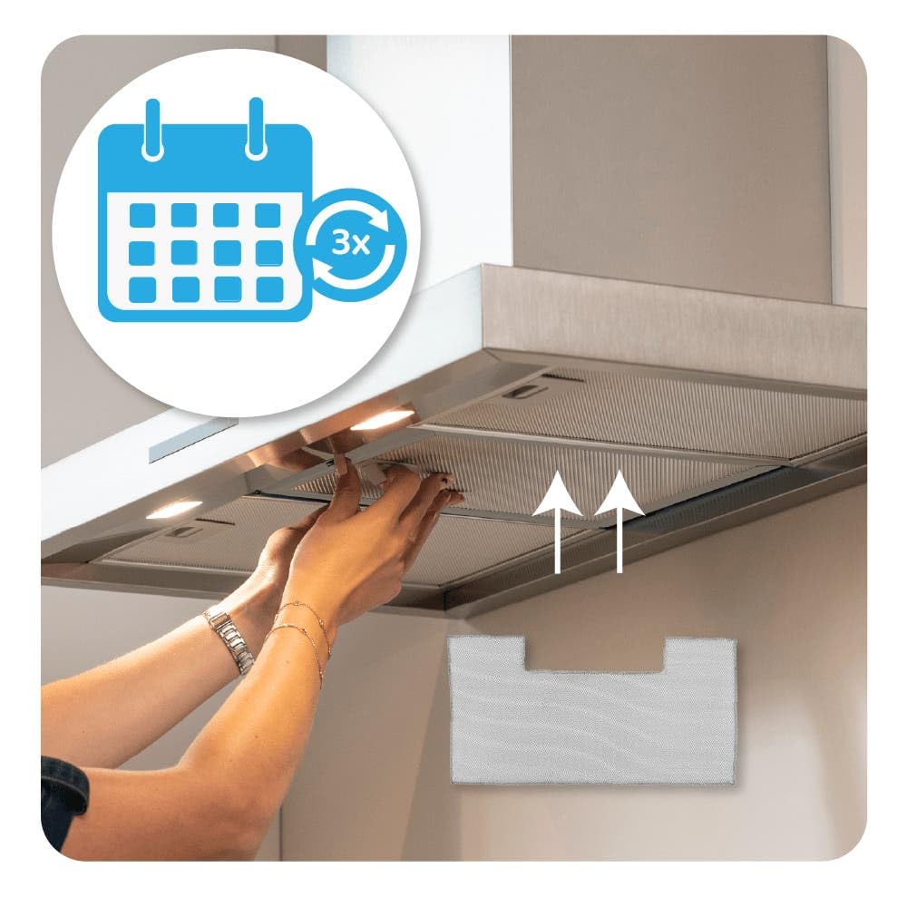 AllSpares Metalowy filtr przeciwtłuszczowy do okapów kuchennych, zamiennik do Elica 1010LZ, ESTRAIBILE, odpowiedni do Whirlpool 1010LZ, Turboair 1010LZ, PUGLIA, EX78R, 452 x 236 mm