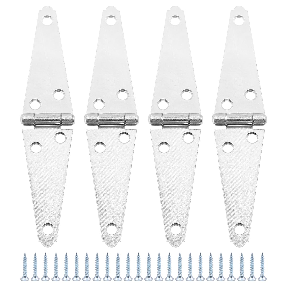 Set of 4 ZONADAH Garden Shed Door Gate Strap Hinges