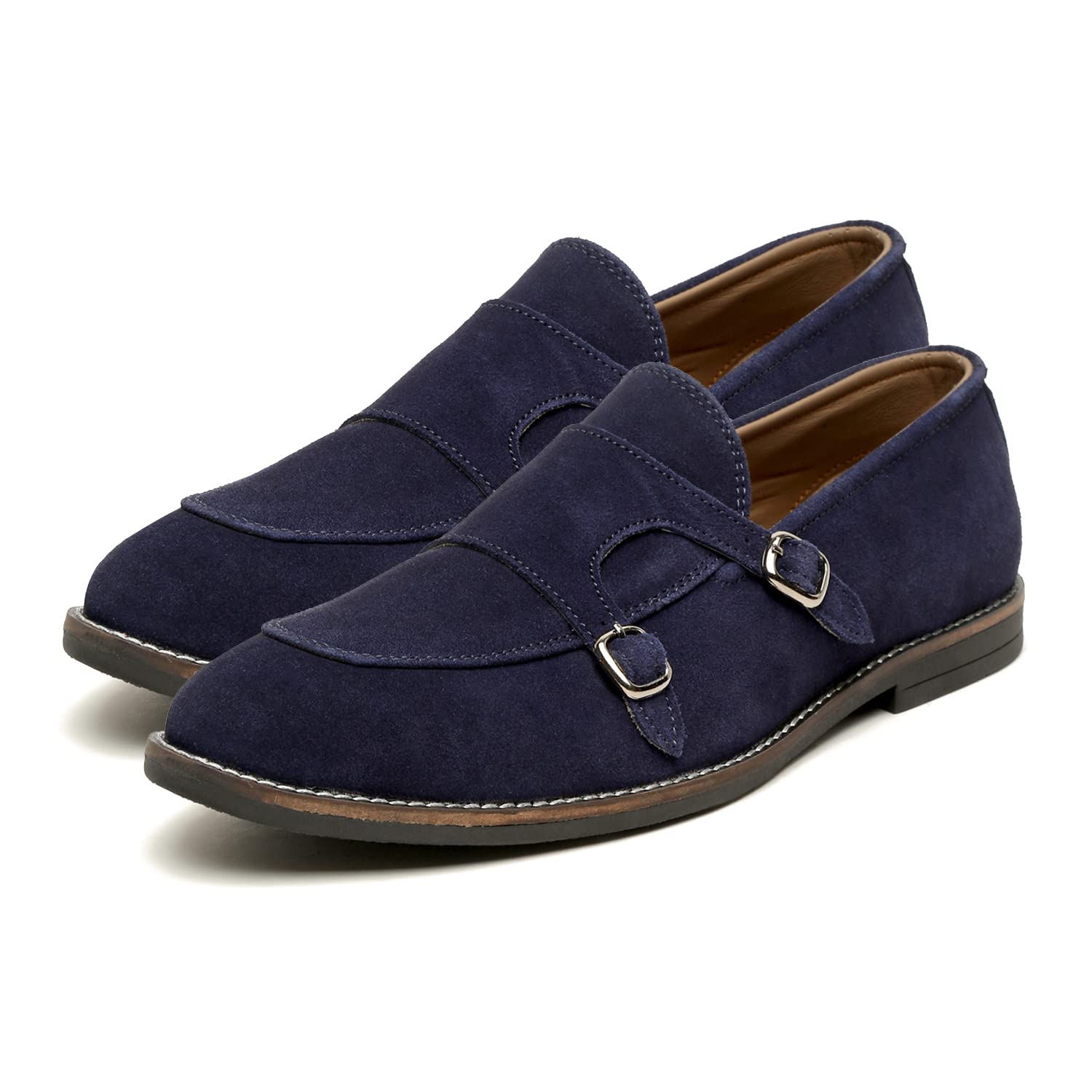 See full amazon price history chart for LOUIS STITCH Mens Federal Blue Italian Suede Leather Loafers Casual Handcrafted Double Monk Penny Shoes for Men (Prague-SUFM) (Size- 6 UK) LOUIS STITCH Mens Federal Blue Italian Suede Leather Loafers Casual Handcrafted Double Monk Penny Shoes for Men (Prague-SUFM) (Size- 6 UK) (B09ZHWWYY3) Amazon Price History, Amazon Price Tracker