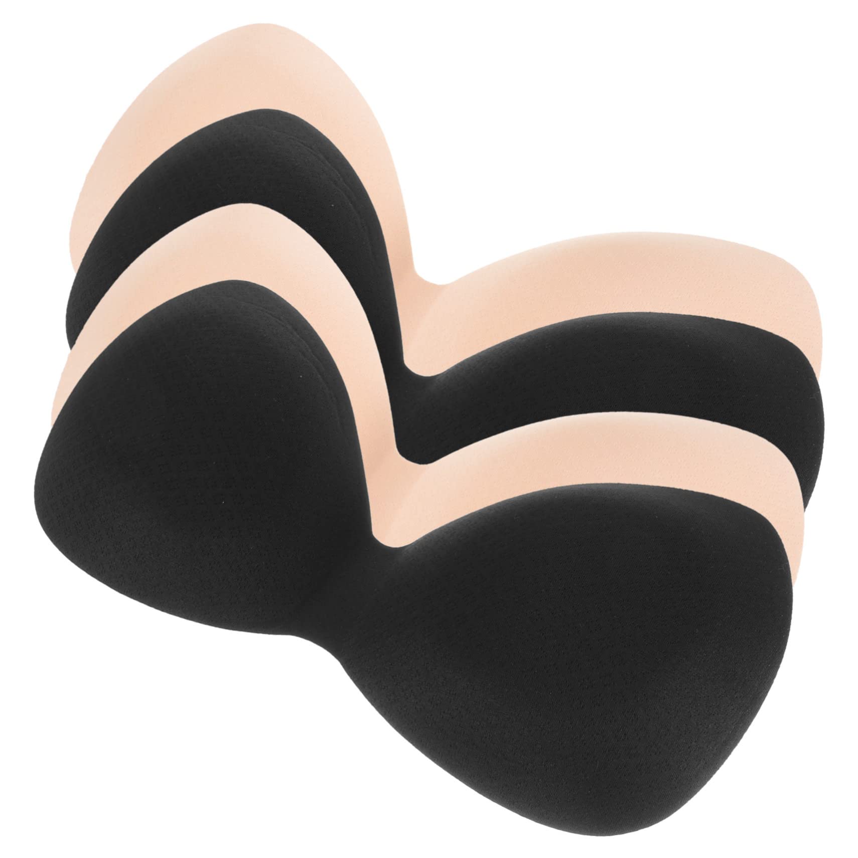 SOIMISS 20piezas Almohadillas De Sujetador Extraíbles Rellenos De Pads Para Sujetadores Deportivos Inserciones Invisibles y Transpirables Color Piel