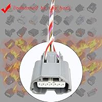 Vista 4 de Sensor de flujo de aire masivo Conector Conector de Coleta Arnés 22680-1MG0A AFH60M-39 Reemplazo para Nissan Infinity