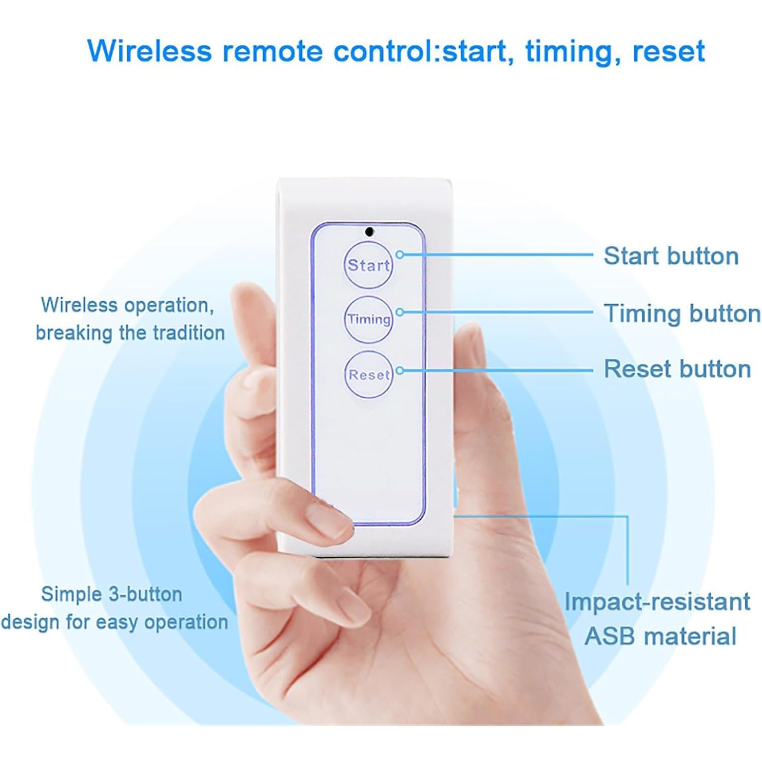 Sistema di gioco a quiz wireless con telecomando, 1 monitor e 10 cicalini, 3 modalità per spettacoli di giochi interattivi, concorsi scolastici e quiz per feste