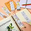 Outus 108 Pcs Color Your Own Bookmarks Inspirational Bookmarks, DIY Motivational Coloring Blank Paper Book Marks Birthday DIY Supplies #3