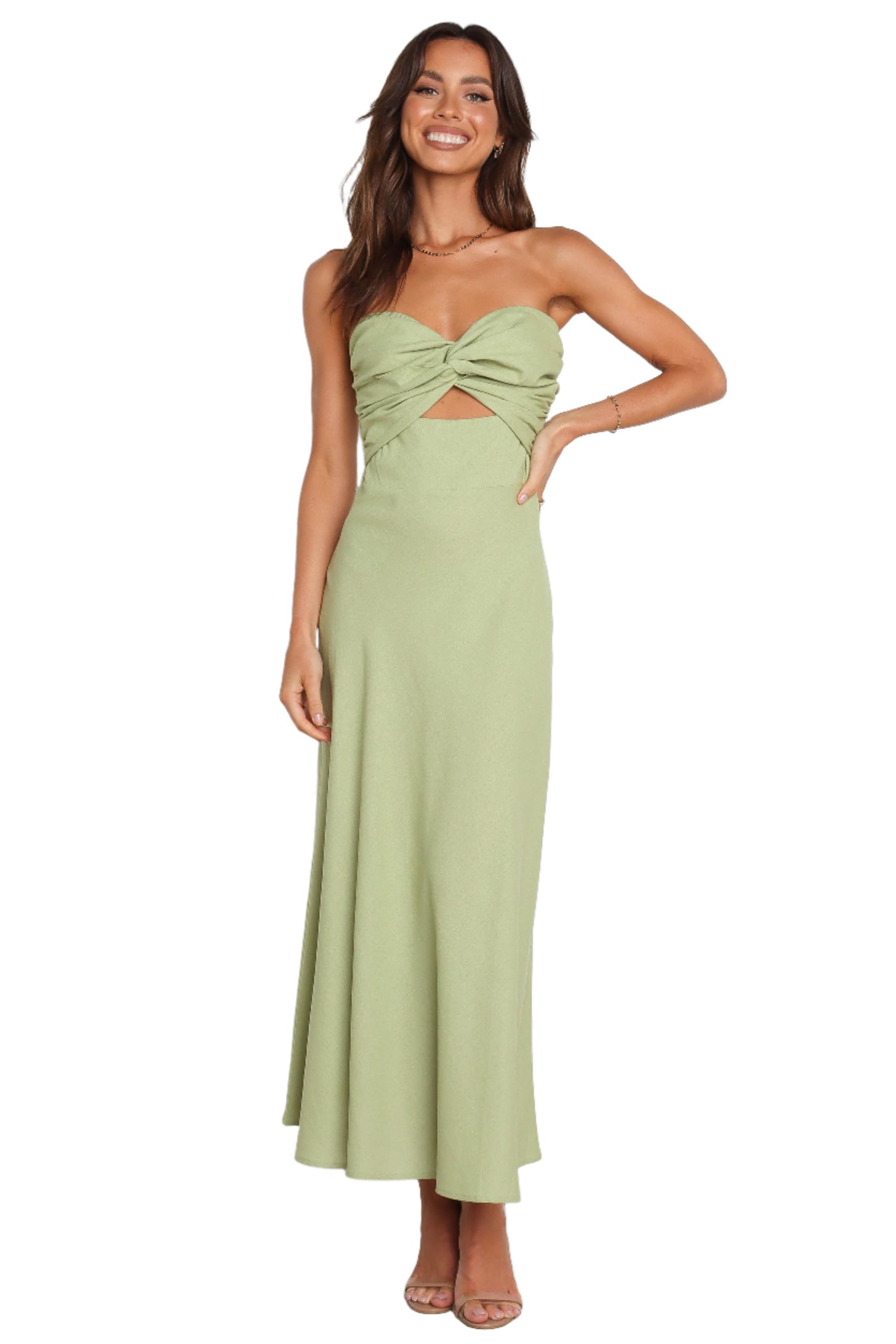 Photo 1 of Petal & Pup Rosetta Dress - Olive 2