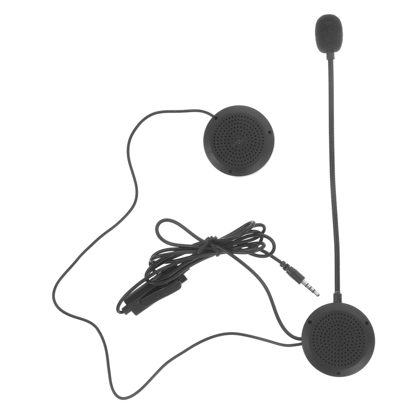 STOBOK Motorcycle Headset with Sound Quality Multi Functional Earphones for Music Playback Hands Calling Compatible with Laptops Smartphones for Riding Gaming