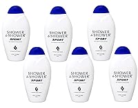 Vista 1 de Shower To Shower Polvo deportivo de 13 onzas (paquete de 6)