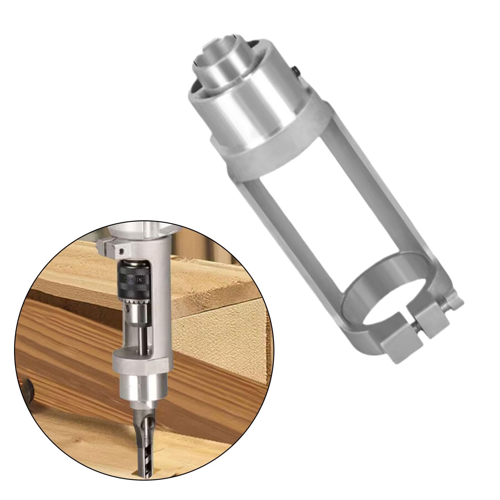 Gralara Adattatore per punta da trapano per foro quadrato, punta per mortasatrice per giunti, accessori per trapano, strumento per la lavorazione del legno