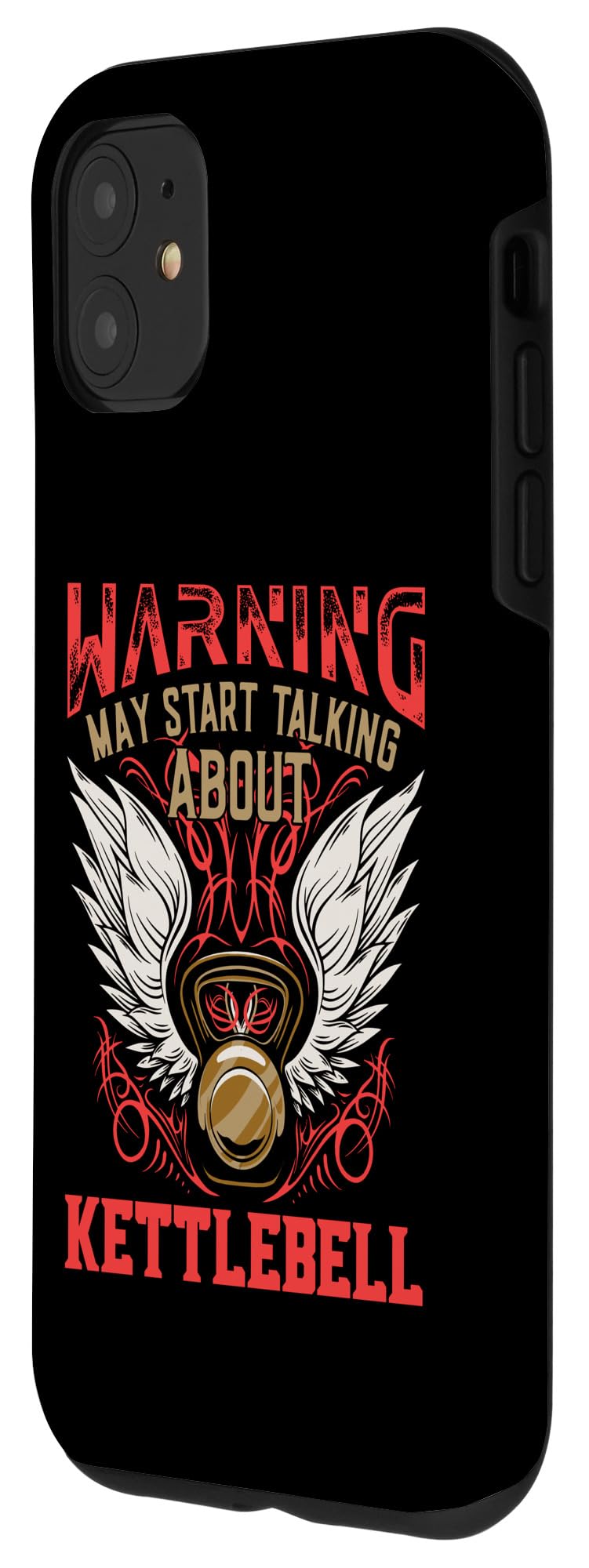 iPhone 11 Kettlebell Funny Workout Humor Gym Fitness Health Case