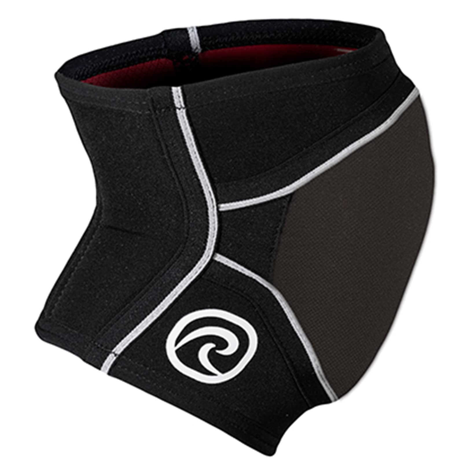 Rehband PRN Knieschoner, Kniebandage Neopren 7 mm für Damen & Herren, rutschfester & hochbelastbarer Knieschützer für Volleyball, Handball & Hallensport, Farbe:Schwarz, Größe:XL, Seite:Links