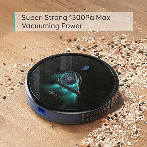 eufy BoostIQ RoboVac 11S (Slim), Robot Vacuum Cleaner, Super-Thin, 1300 Pa Strong Suction, Quiet, Self-Charging Robotic Vacuum Cleaner, Cleans Hard Floors to Medium-Pile Carpets
