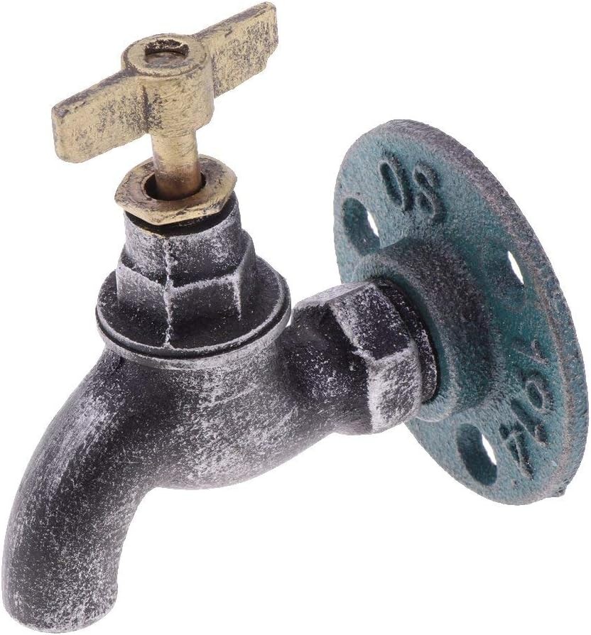3 Pieces Vintage Faucet Wall-Mounted Hook Coat Hooks Towel Holder Hanger for Kitchen, Bedroom, Bathroom