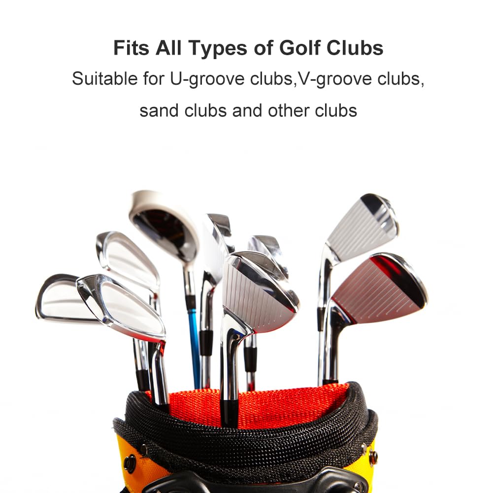 Affilatore per Scanalature per Mazze da Golf, Utensile per Scanalature da Golf, Pulitore per Scanalature da Golf, Pulitore da Golf, Coltello per Pulizia Scanalato da Golf, Accessorio per Riparazione