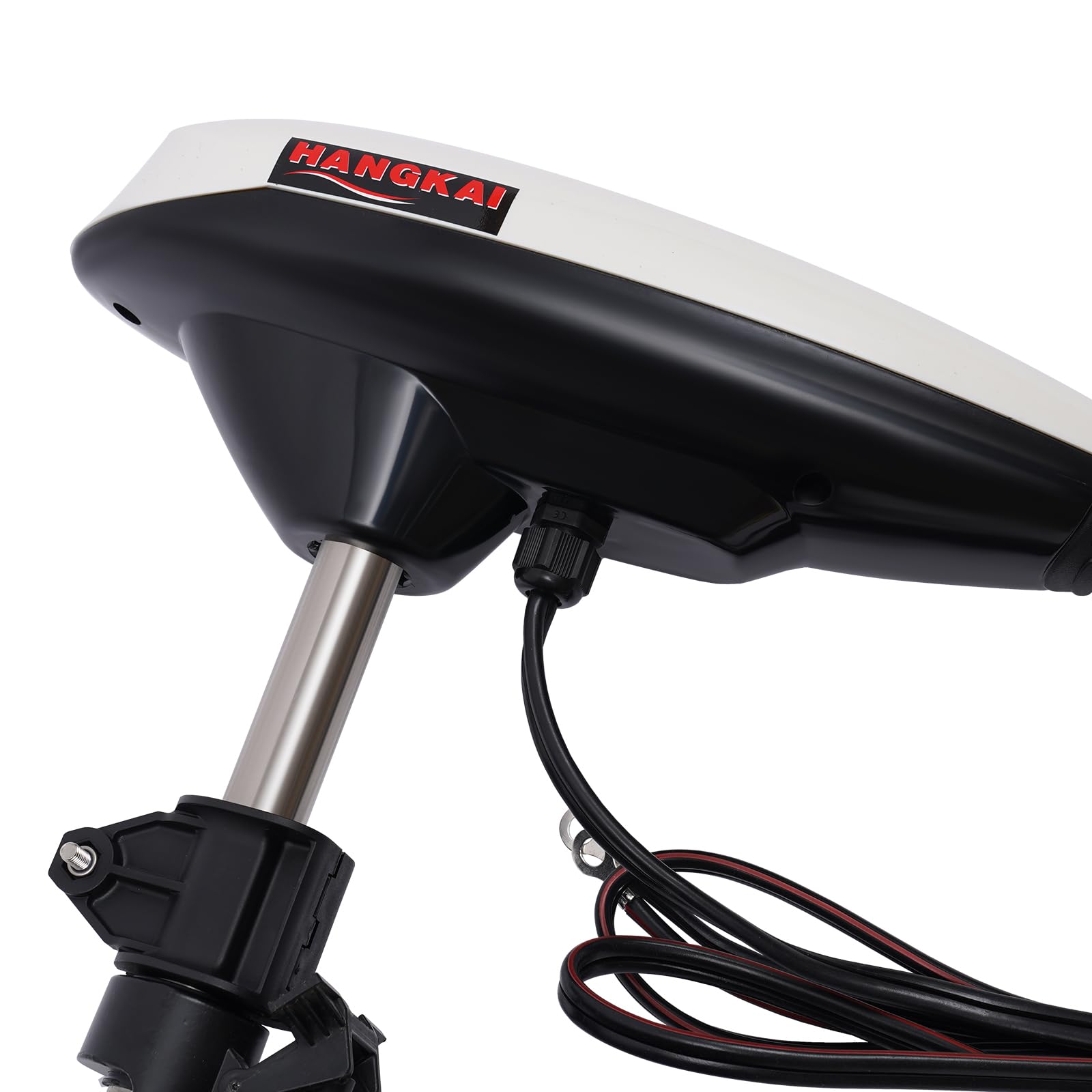 Motor fueraborda eléctrico de 12 V 552 W, motor fueraborda con hélices y terminales de batería, 4-5 km/h, 5 marchas hacia adelante y 2 marchas atrás, motor de barco