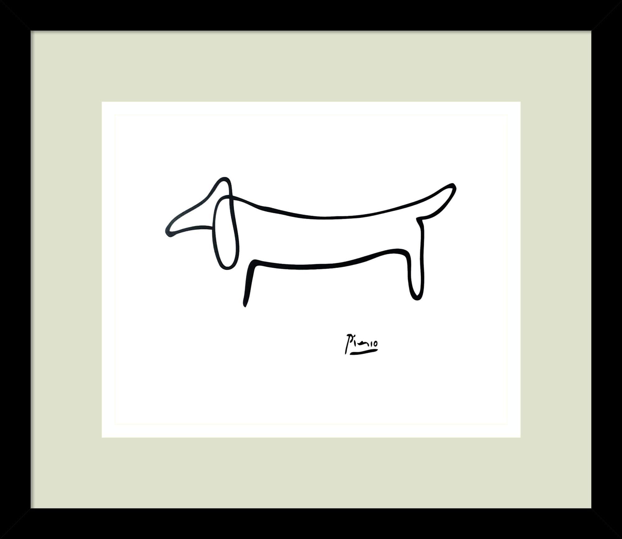 picasso weiner dog