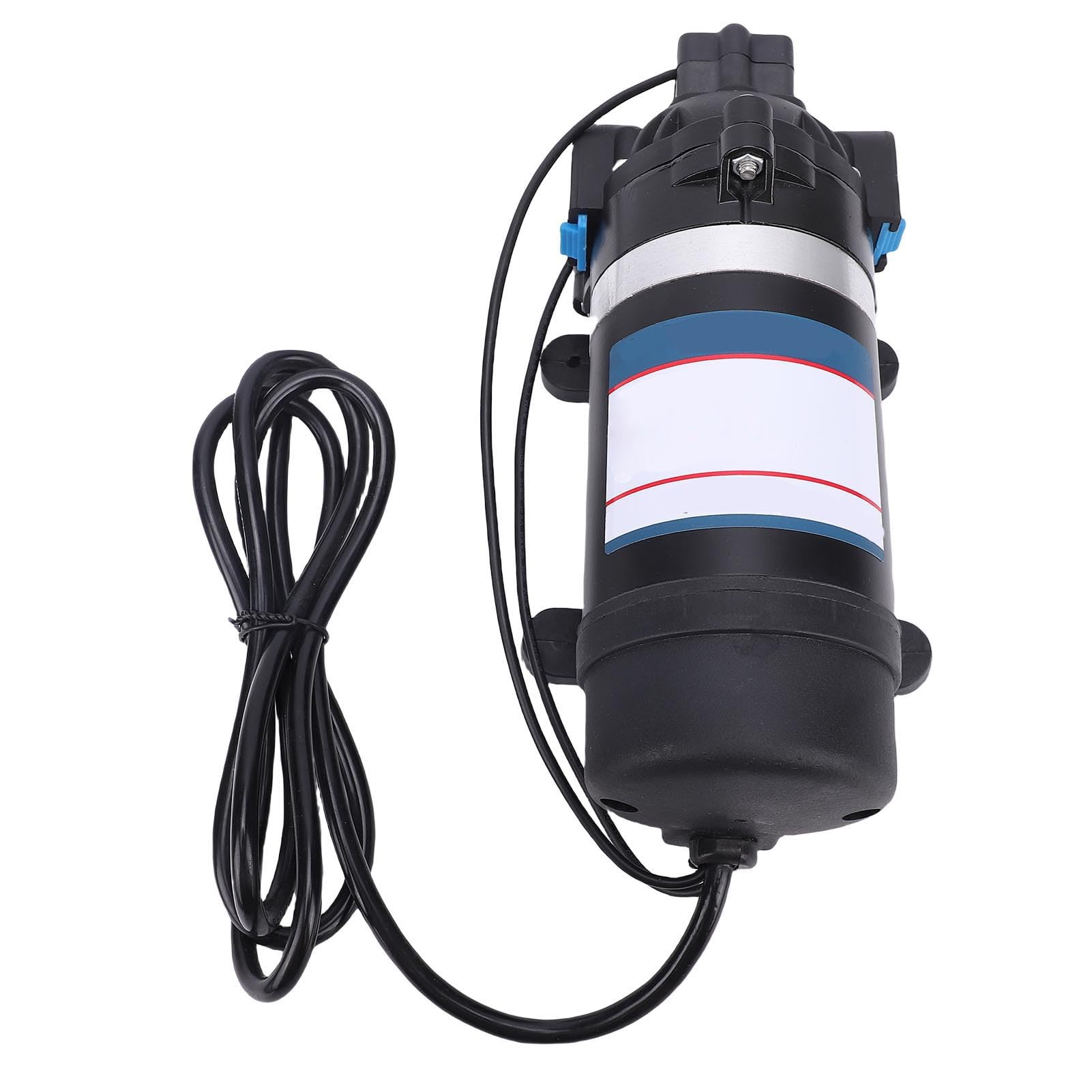 Bomba de agua de diafragma de alta presión de 160 PSI, autocebante, 1.5 GPM, eléctrica, para autocaravanas, barcos y otros usos.