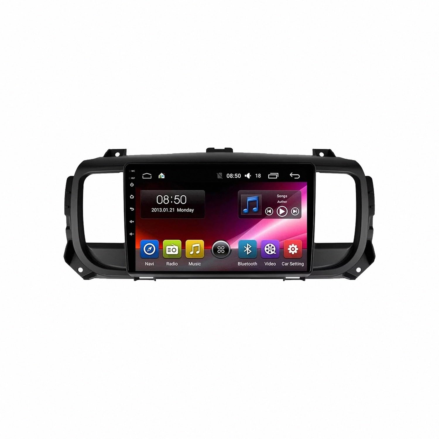 Bezprzewodowy, Przenośny Ekran Car Play dla Citroen Jumpy 3 SpaceTourer 2016-2021 Samochodowe Radio Fm Touch, Przenośna Nawigacja, Odtwarzacz Wideo Bluetooth Wi-Fi, 4 Rdzeń 2G+32G
