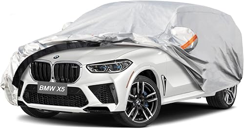 Cubierta de coche SUV de 7 capas personalizada para Audi Q8 (2018-2025) impermeable para todo tipo de clima, resistente al aire libre, nieve, sol,