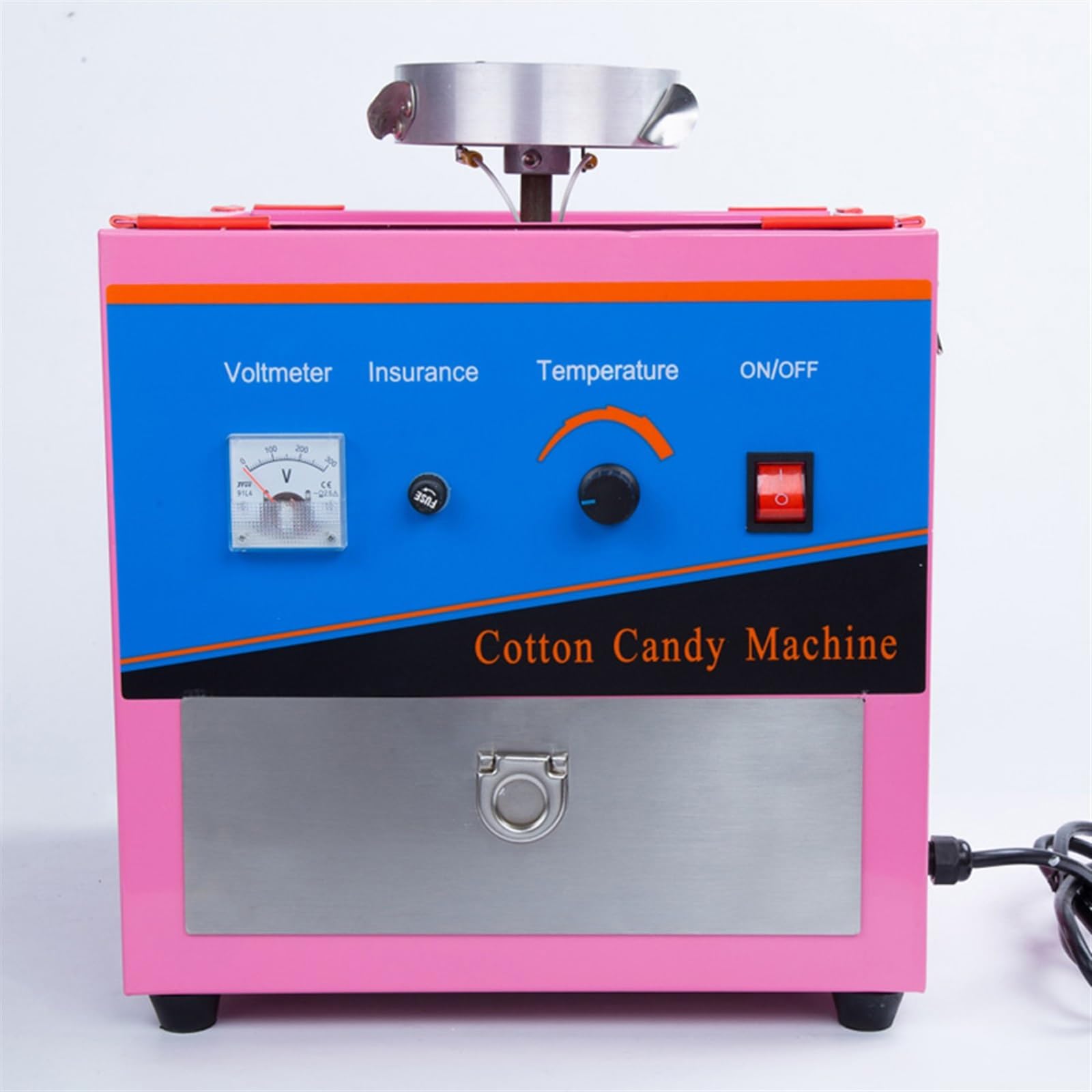 Fritteusen, Vollautomatische Zuckerwattemaschine, kommerzieller mobiler Stand, elektrisch, for kleine Kinder, Haushalt, Sonderangebote