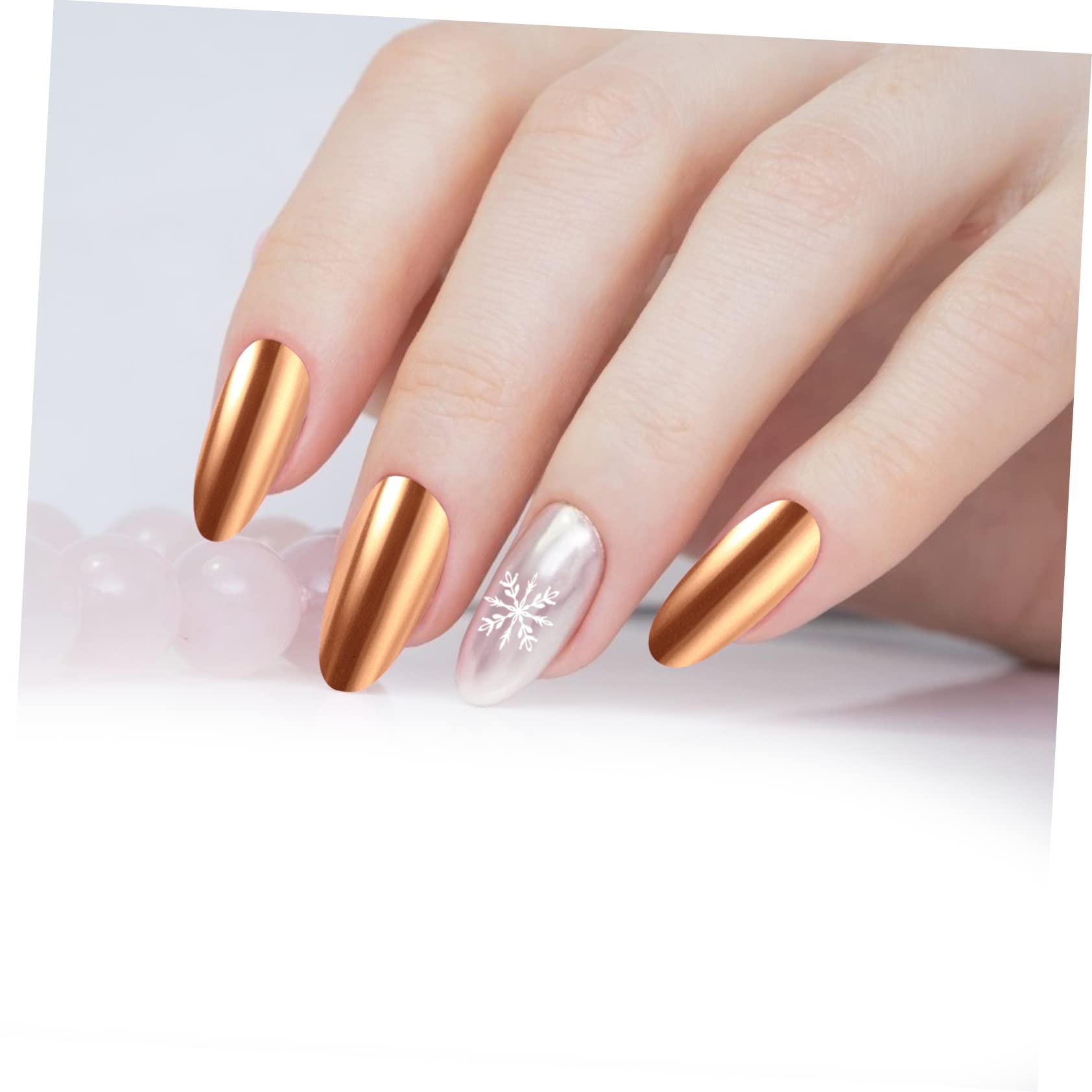 minkissy 2 Set Di Piastre Per Timbri Per Unghie Modelli Per Timbri Per Nail Art Set Di Stencil Per Manicure Kit Per Timbri Per Nail Art Finitura A Specchio 13 Pezzi * 2