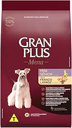 GRANPLUS MENU CAO SENIOR - RAÇAS PEQUENAS - 10,1kg