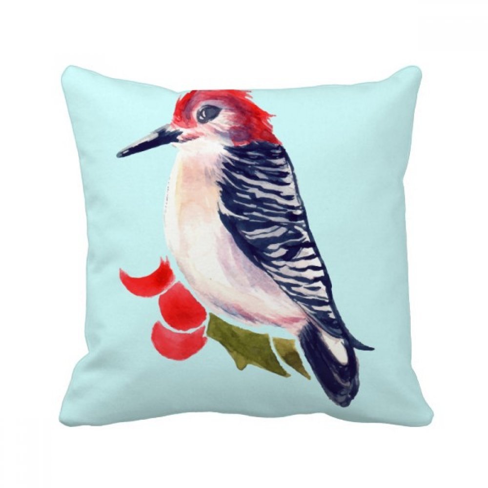 Coussin Magpie Redhead carré 40x40 cm multicolore pour décoration de canapé salon