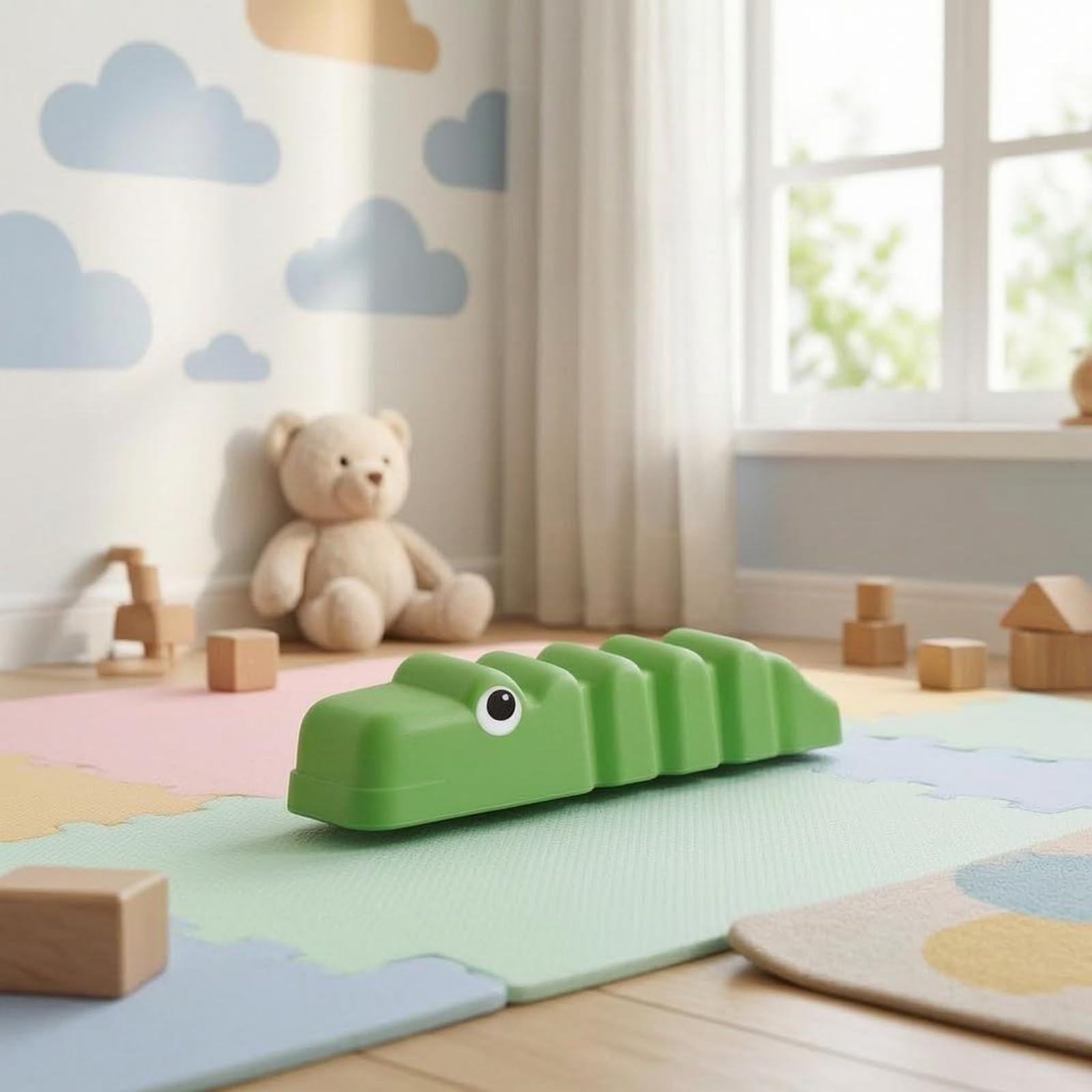 kowaku Piedra Equilibrio con Forma Dinosaurio Antislizante Piedras Equilibrio Antislizantes Infantil Piedras Salto para Niños