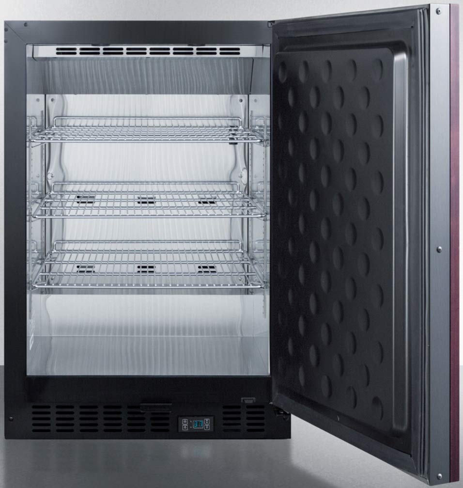 Summit 24” Beverage Center, 5.0 Cu.Ft. Capacity, Built-In Minibar, Panel Ready*- Scr610blsdif *Panel Not Included on Fridge.com - View 3