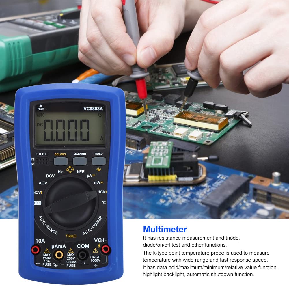 Multimetro digitale a portata automatica True RMS Tester di tensione/corrente CA/CC per professionisti elettrici