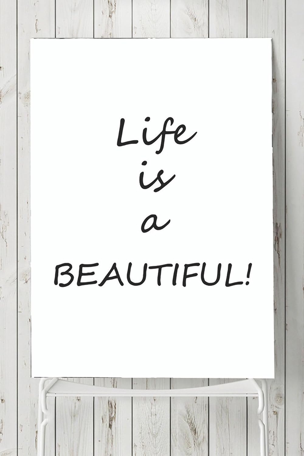Postermanya (pster6828) Hayat Güzeldir Motivasyon Poster (50x70cm)