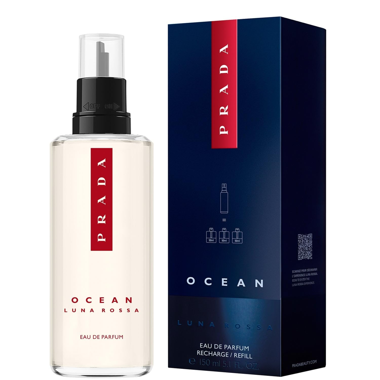 Prada Luna Rossa Ocean Eau de Parfum Refill 150ml