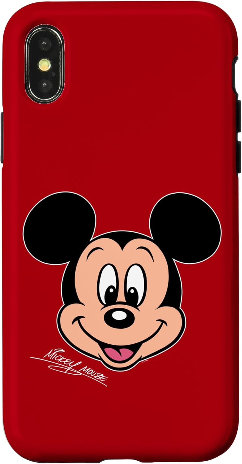 Disney Mickey Mouse Big Face Forward Character Trip Matching Case for iPhone 17 Pro