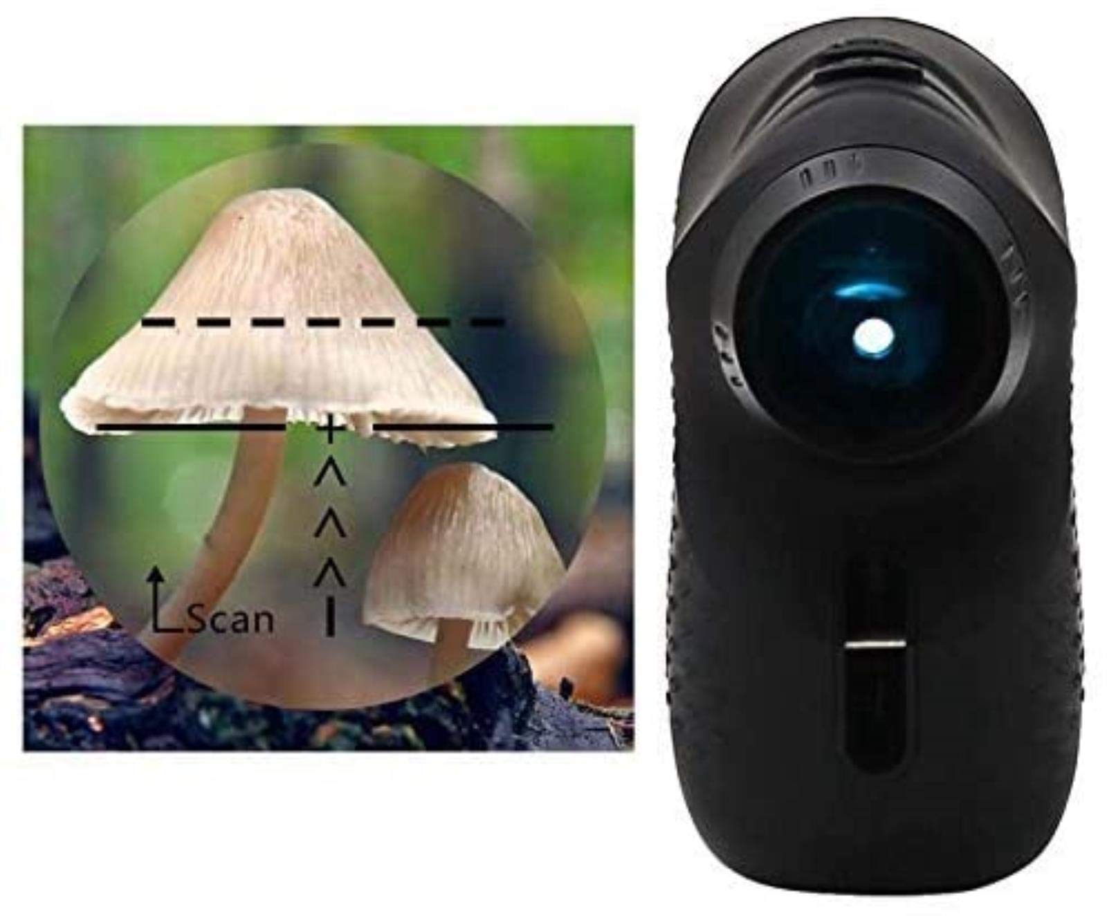 Jumelles Haute Puissance, Jumelles, télémètre de Golf 600 M - Télescope télémètre de chasse pour Sports de Plein air applicable au Golf, à la chasse, monoculaire de Mesure pour intérieur/extérieur