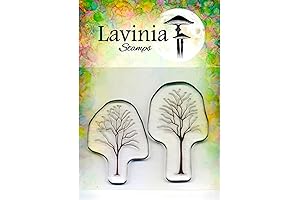 Lavinia Stamps Small Trees Rubber Stamp Set