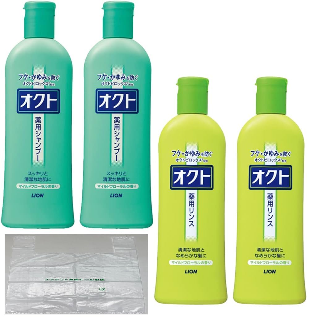 Amazon | オクト シャンプー＆リンス （各2本セット） 320ml 薬用
