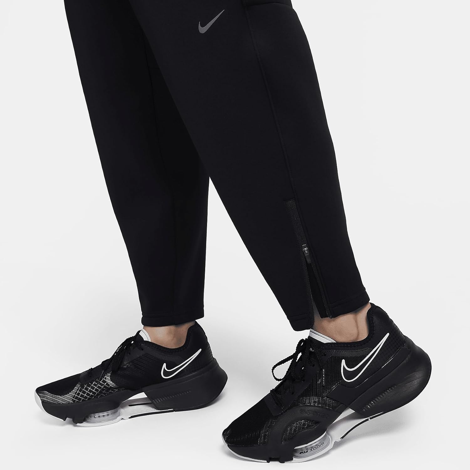 Nike Dri-FIT Prima Women's High-Waisted 7/8 Training Pants (FB5428-010, Black/Black) - Image 4