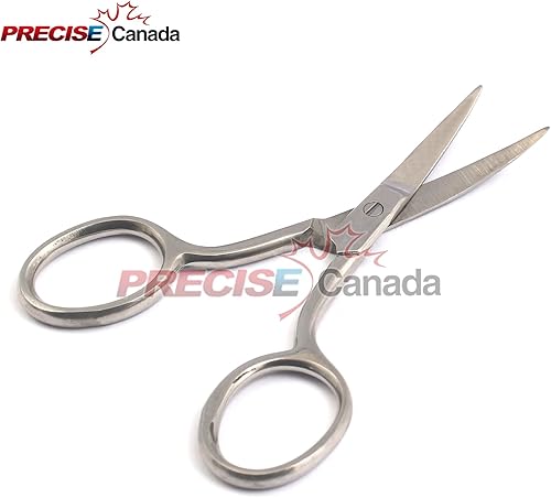 Miniatura 3 de TIJERAS BORDADAS CURVAS 4" ACERO INOXIDABLE