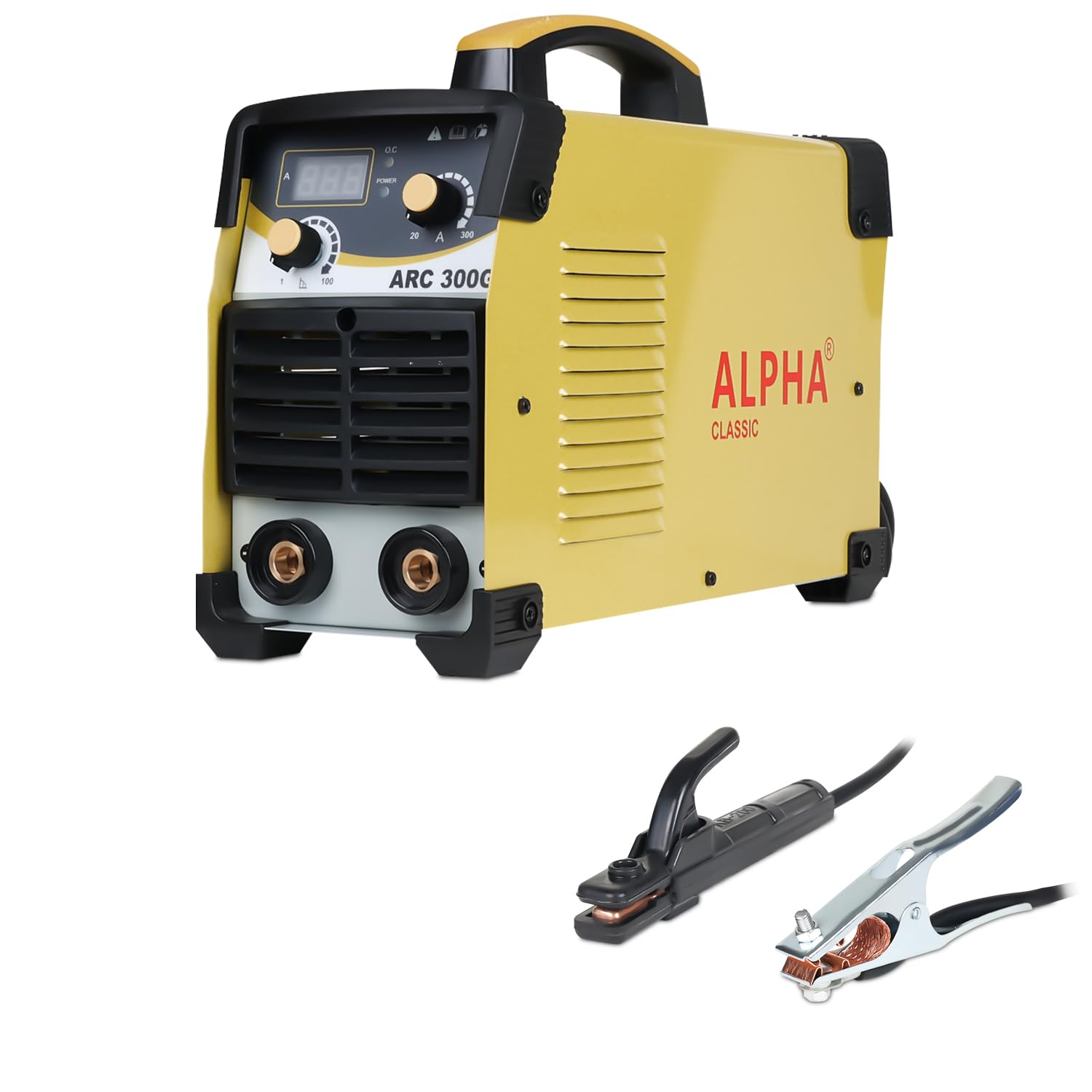 Alpha 300G Heavy Duty Inverter ARC Welding Machine LED Display Hot Start (IGBT) 300A With Welding Cables, Anti-Stick Functions, Arc Force Control (B0DDHB1NPT) Amazon Price History, Amazon Price Tracker